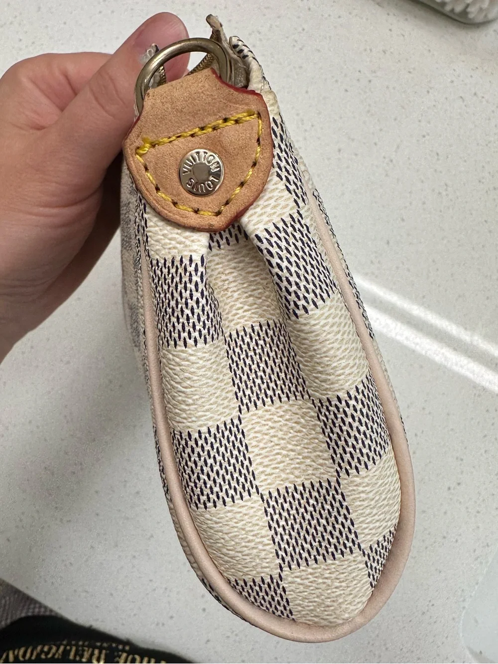 Damier Azur Eva Clutch like Louis Vuitton